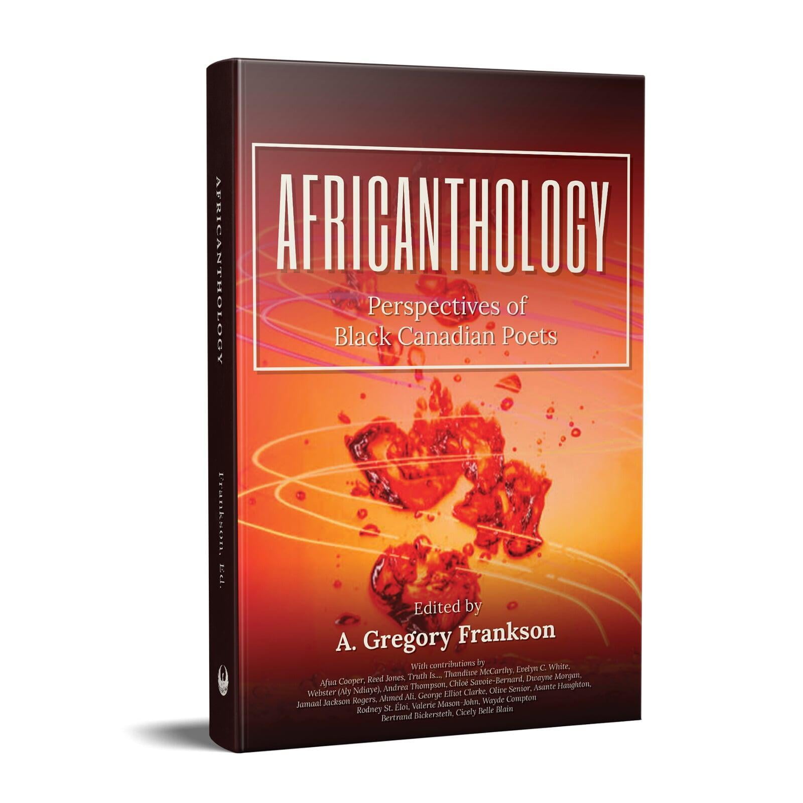 Cover design for AfriCANthology: Perspectives of Black Canadian Poets, edited by A. Gregory Frankson